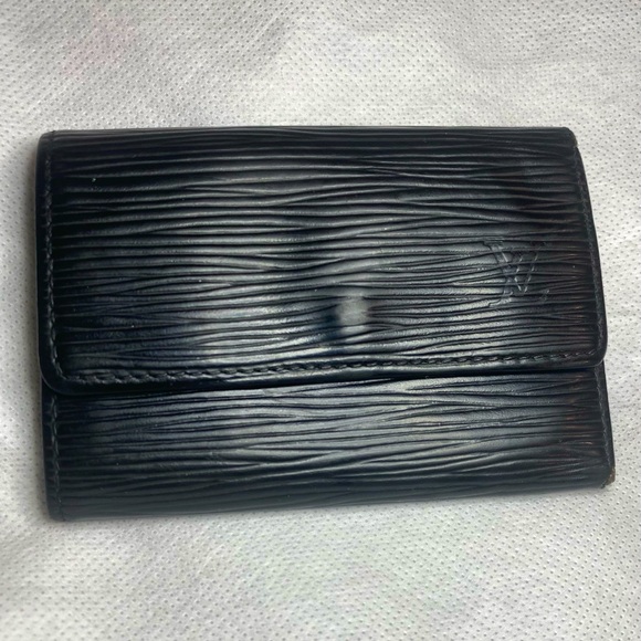 Louis Vuitton Black Nior Epi Italian Leather Multicles 6 Key Holder - Picture 1 of 16